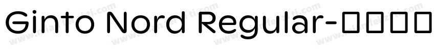 Ginto Nord Regular字体转换